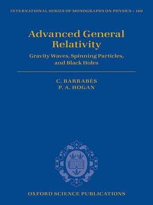 cover image of Advanced General Relativity